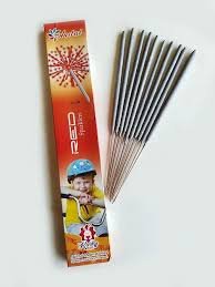 15Cm Red Sparklers (10Pcs)