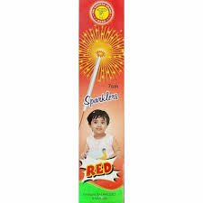 30Cm Red Sparklers (5Pcs)